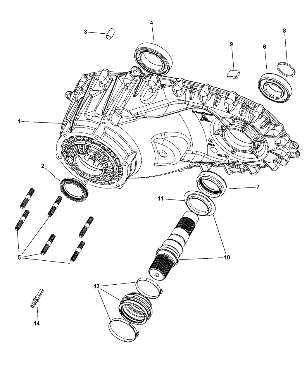1996 Jeep Grand Cherokee Differential Front Axle