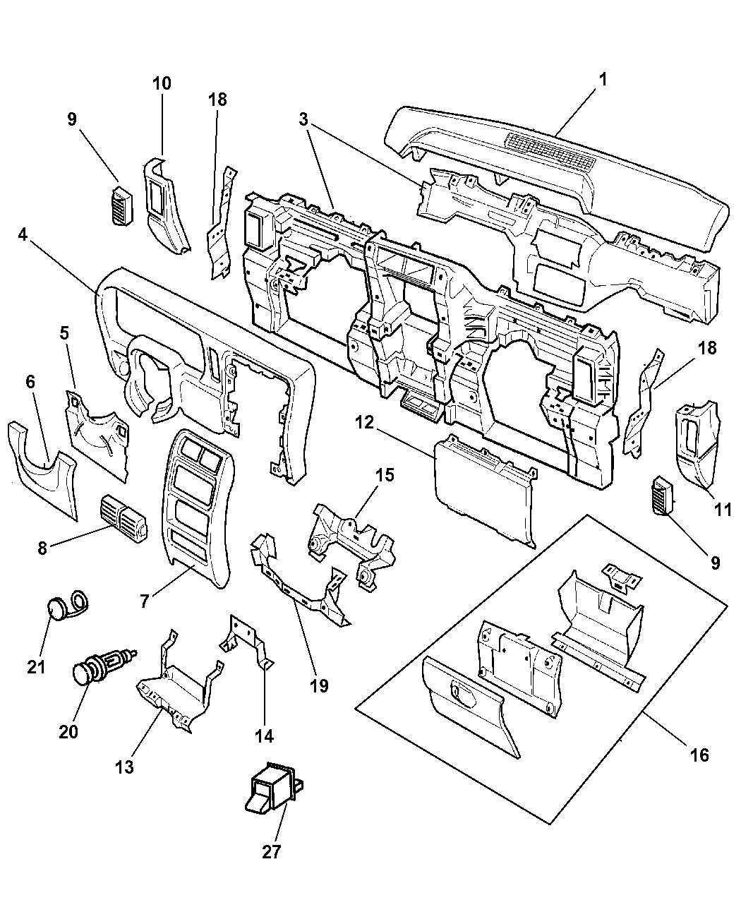2016 Jeep Compass Wiring Body Mopar Parts Giant