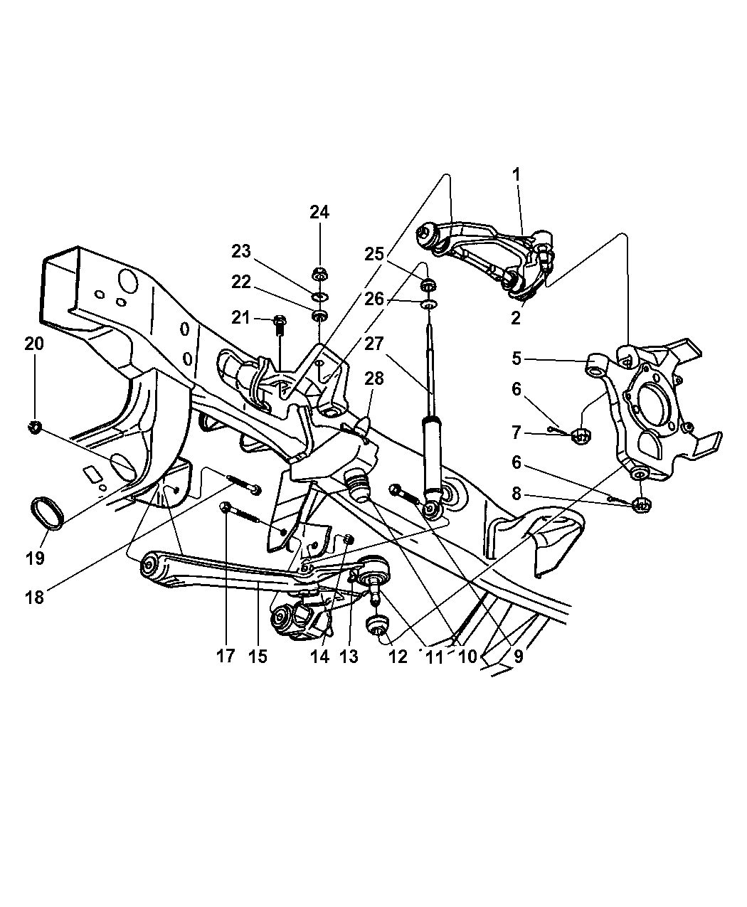 Dodge Dakota Front Suspension Diagram - General Wiring Diagram