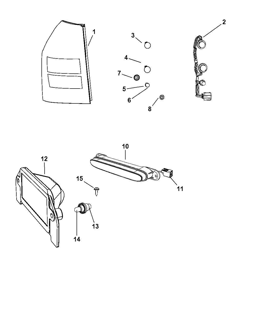 Dodge Magnum Tail Light Wiring Diagram