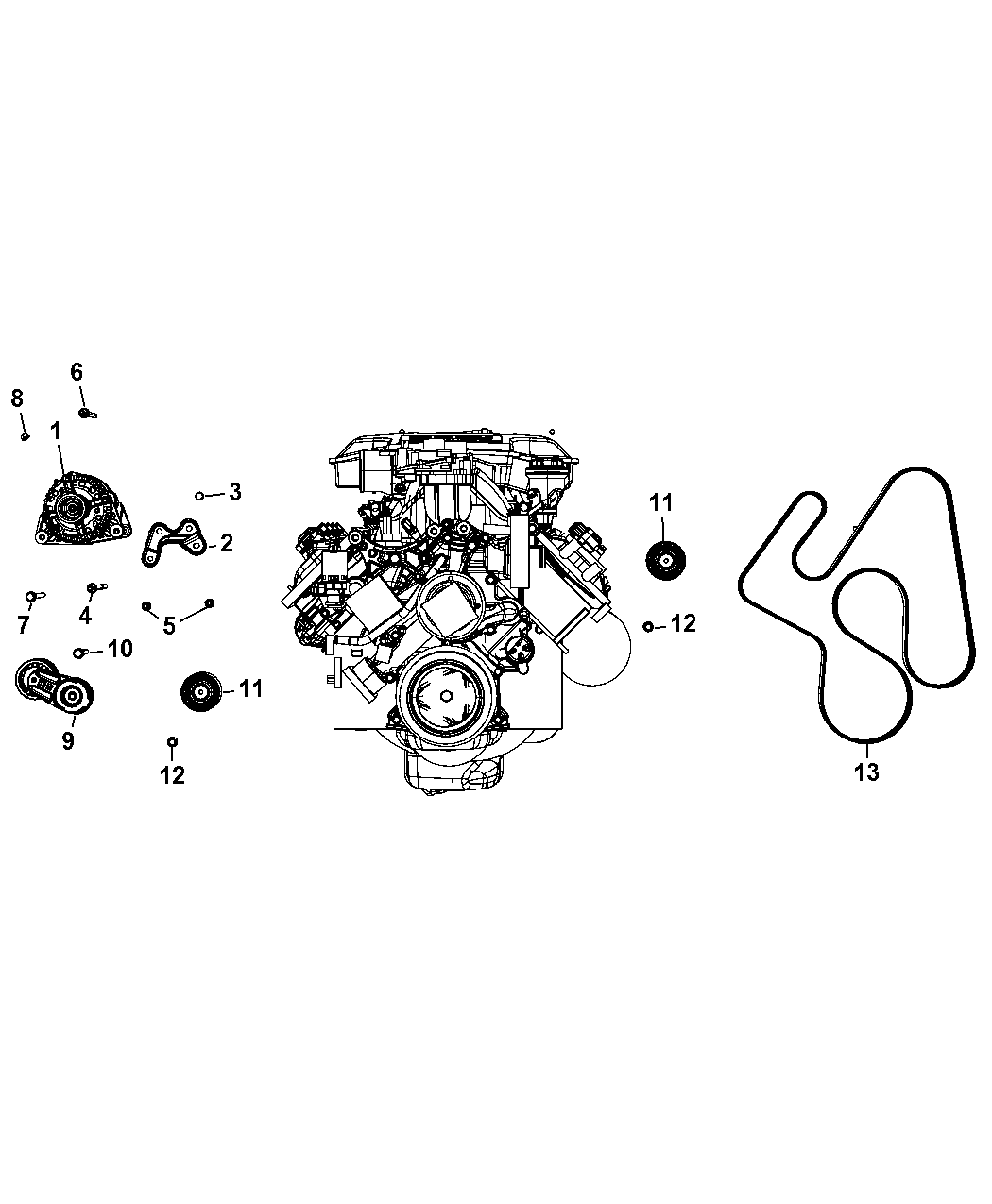 2012 Dodge Ram 2500 57 Serpentine Belt Diagram