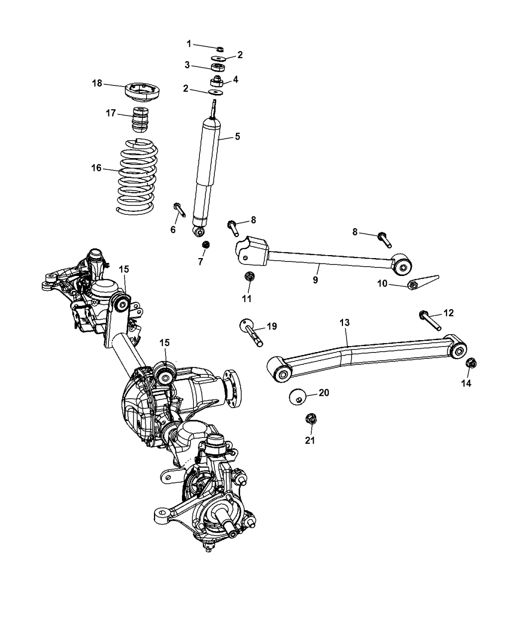 Jeep Wrangler Suspension Diagram