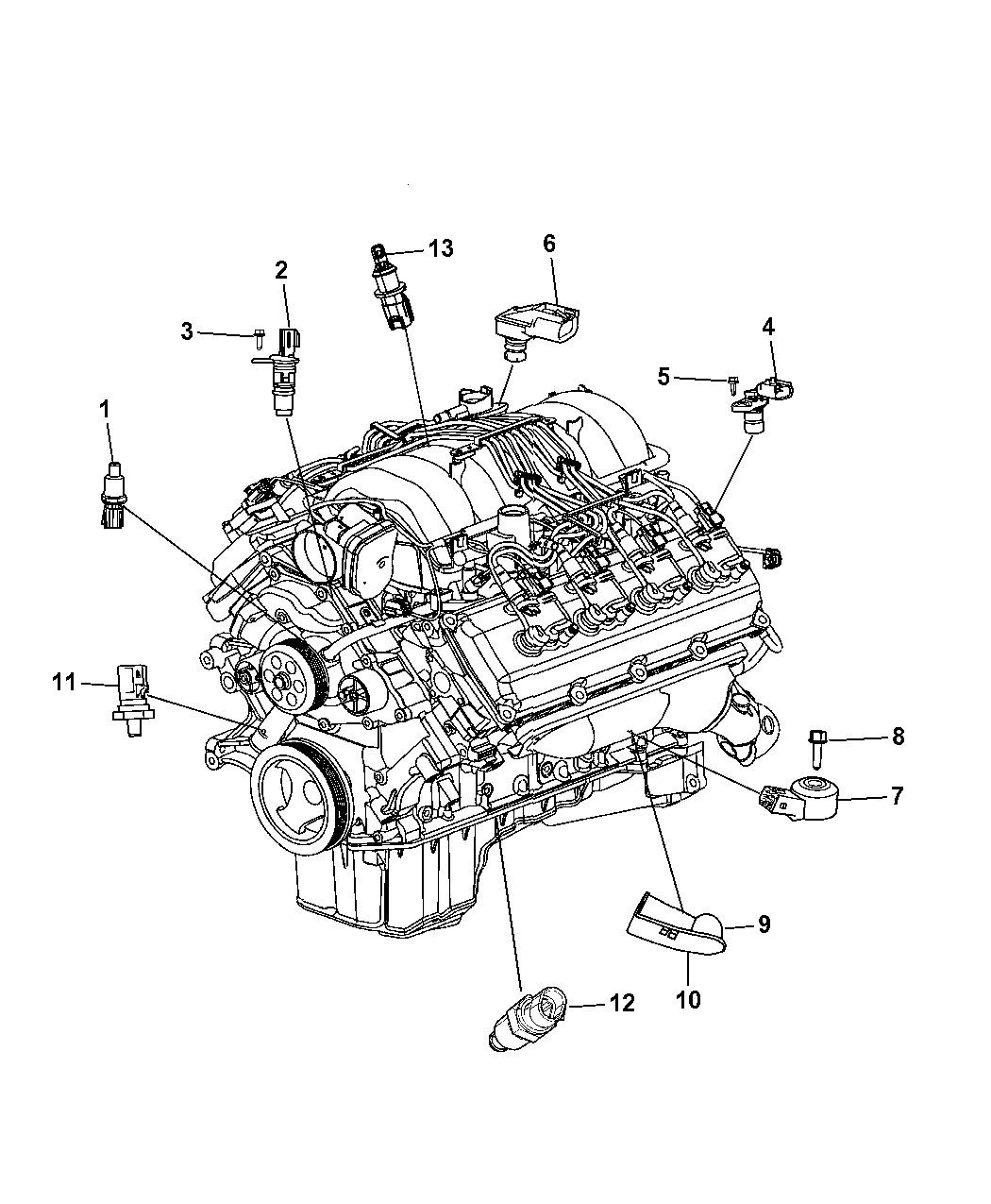 2012 Dodge Durango Engine Diagram