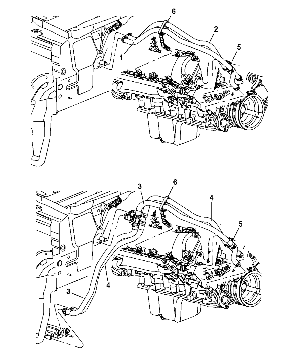 5 7 Hemi Engine Diagram Without Ac
