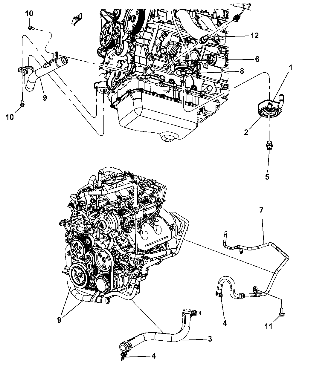 2004 Dodge Caravan Engine Hose Diagram