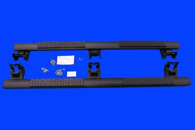 Mopar Black Aluminum, Cab Length Tubular Side Steps For Crew Cab 82213273AC