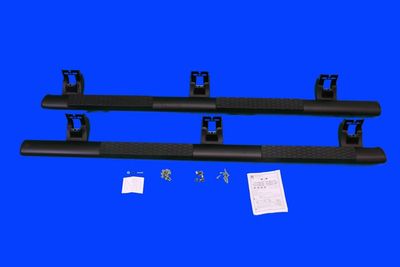 Mopar Black Aluminum, Cab Length Tubular Side Steps For Mega Cab 82213612AC