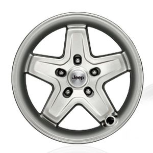 Mopar 17 X 8.5 Inch Pintler Silver Classic 5 Spoke P5155981