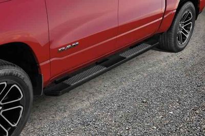 Mopar Cab Length Painted Running Boards,Crew Cab,Matte Black 82215301AC
