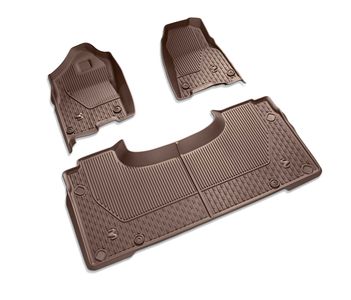 Mopar 82215320AD All Weather Floor Mats,Front & Rear - - Crew (Brown) 82215320AD Mopar All Weather Floor Mats,Front & Rear - - Crew (Brown) Product Photo 1 of 1