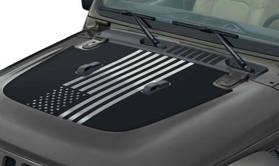 Mopar Hood Graphic,American Flag 82215735