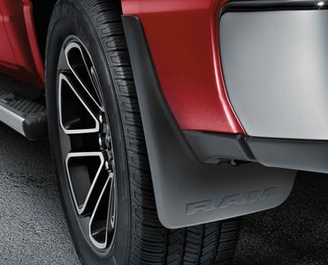 Mopar Splash Guards,Heavy - Duty Rubber (Rear) For Vehicles With Production Fender Flares 82216216AA