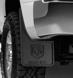 Mopar Heavy Duty Rubber Splash Guards - Rear Without Fender Flares 82216219AA