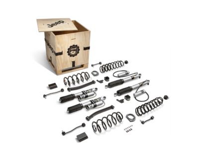 77072399AH Mopar Jeep Performance Parts 2-inch Lift Kit with Bilstein Reservoir Shocks, 3.0L EcoDiesel or 392/6.4L V-8 Product Photo 1 of 1