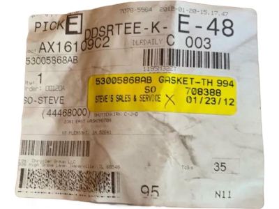 Dodge 53005868AB