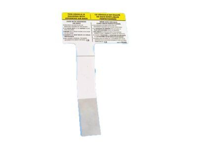 Mopar 68000202AA Label-Air Bag Warning