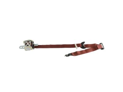 Mopar 1VL061R9AF Front Outer Seat Belt Red