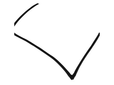 Mopar 68039967AC WEATHERSTRIP-Front Door Glass