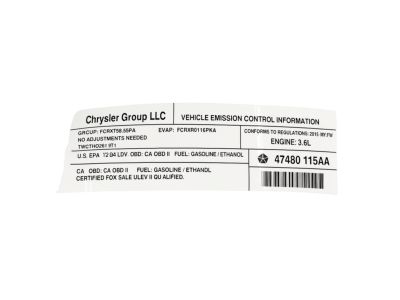 Chrysler 47480115AA