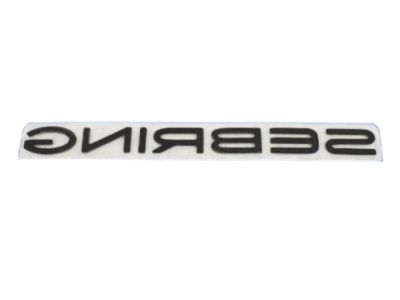 Mopar 4805552AA NAMEPLATE-SEBRING