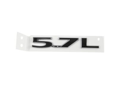 55157092AB Mopar Nameplate Product Photo 1 of 3