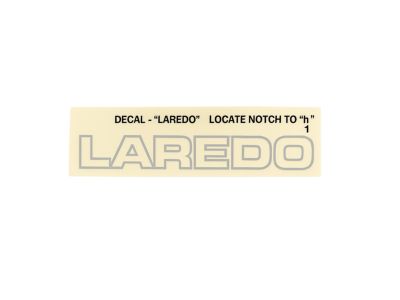 Mopar 5EK50RA1 Decal-LAREDO