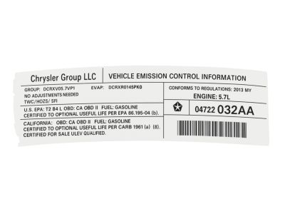 Chrysler 4722032AA