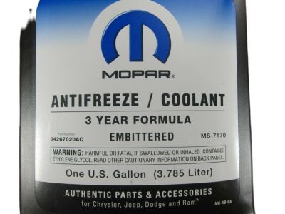 4267020AC Mopar Coolant Product Photo 3 of 4