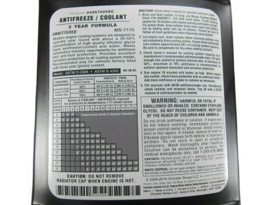 4267020AC Mopar Coolant Product Photo 4 of 4