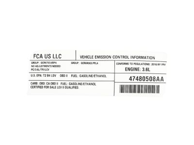Dodge 47480508AA
