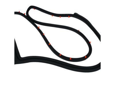 Mopar 68039977AG WEATHERSTRIP-Rear Door Mounted