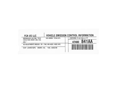 Dodge 47480841AA