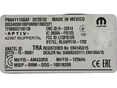 Mopar 68411150AF Module-Body Controller