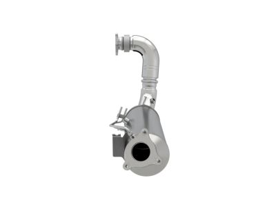 thumbnail interactive-video image 1 of Front Right Catalytic Converter For Jeep Grand Cherokee 2011-2012 3.6L V6 – Direct Replacement With Hardware 1 of 6