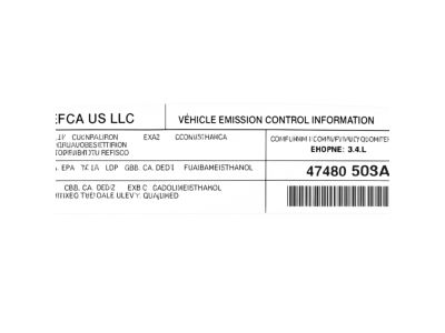 Chrysler 47480509AA