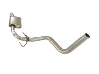 Mopar 5147555AB Exhaust Resonator And Tailpipe
