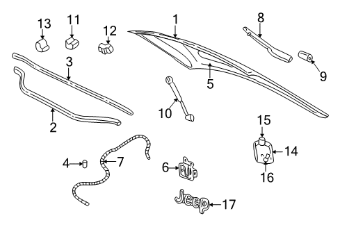 SILENCER-Hood Diagram for 55196298AH