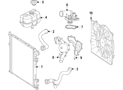 Mopar 68377857AD RADIATOR COOLING