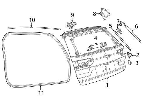 Mopar 68356645AJ MODULE-LIFTGATE