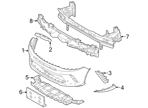 Mopar 68607014AA BUMPER MOUNTING