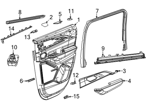 Mopar 68500377AD DOOR JUMPER