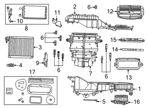 Mopar 68630906AB CONTROL-A/C AND HEATER