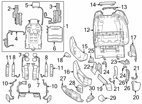Mopar 68588743AC MODULE-SEAT MEMORY