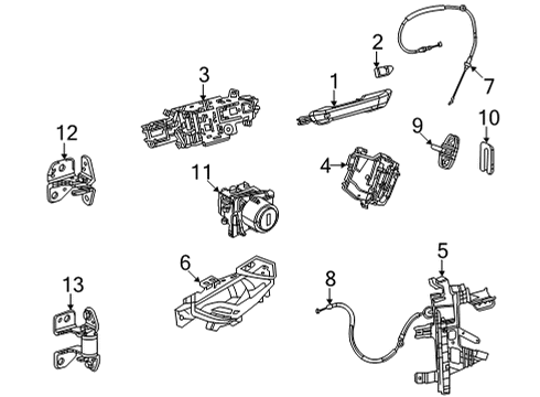 Mopar 68487799AF WIRING-LIFTGATE