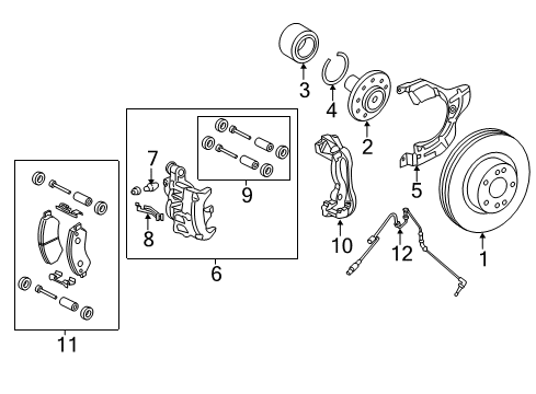 Mopar 68551022AA SENSOR-WHEEL SPEED