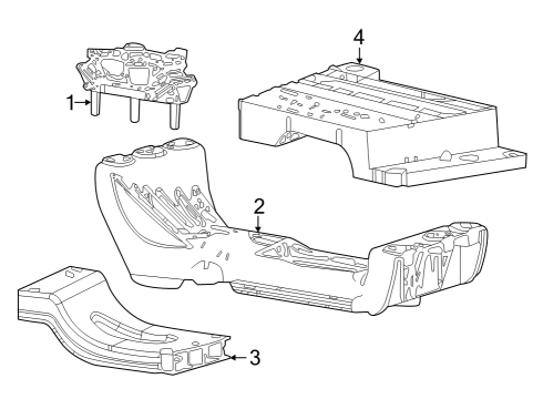 2024 Jeep Grand Cherokee Engine & Trans Mounting Diagram 6
