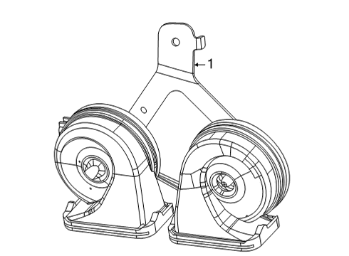 2023 Jeep Grand Wagoneer L Horn Diagram