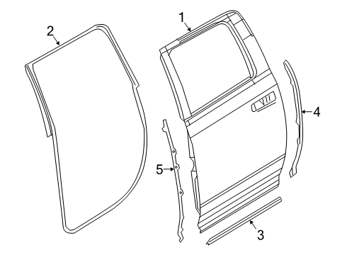 2023 Ram 2500 Door & Components Diagram 2
