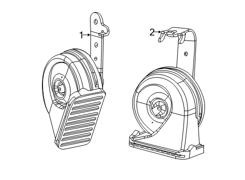 2023 Jeep Cherokee Horn Diagram