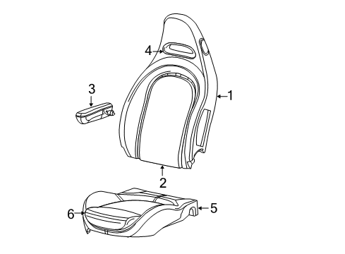 ARMREST-Front Seat Diagram for 5SP40JXWAA